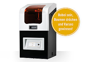 Labore die sich bis zum 31. August 2015 zum 8. BEGO Medical Anwendertreffen am 14. November 2015 anmelden, können einen BEGO Varseo 3D-Drucker inklusive Starterkit sowie Aufstellung und Einweisung im Labor gewinnen.