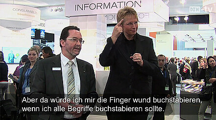 Standführungen für hörgeschädigte Zahntechniker bei BEGO auf der IDS 2013 