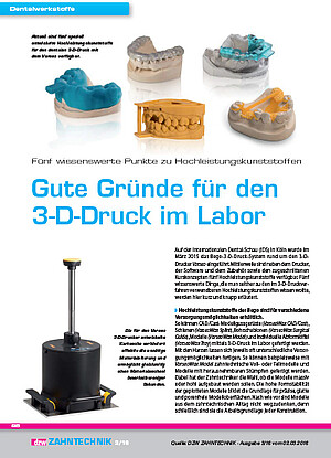 Gute Gründe für den 3-D-Druck im Labor | Dennis Wachtel