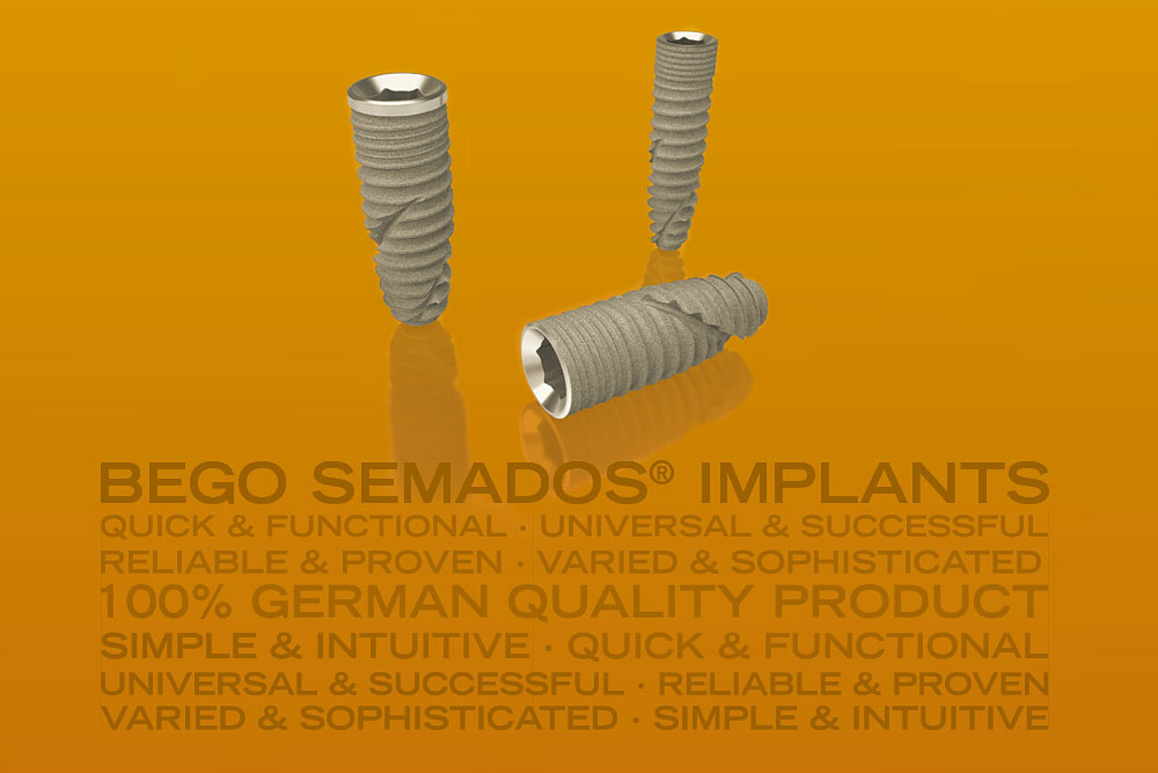 BEGO Semados® RS/RSX Implants – The right product for many indications in implant dentistry